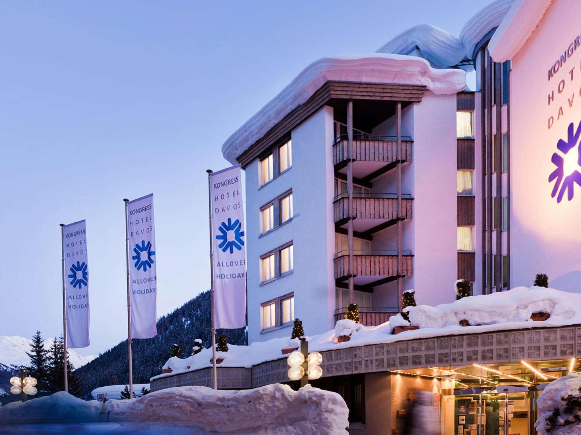 Kongress Hotel Davos Eksteriør bilde