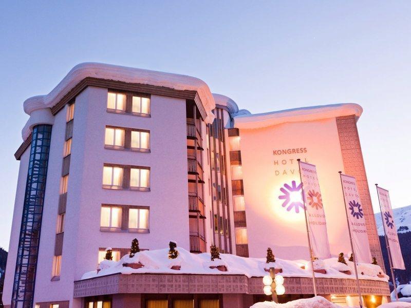 Kongress Hotel Davos Eksteriør bilde